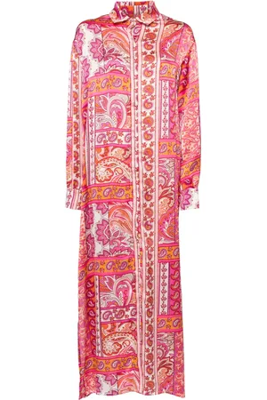 Bambah Robe mi-longue boutonnée