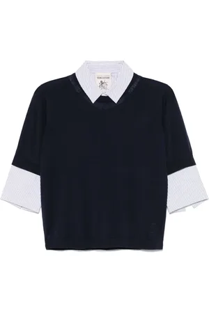 SEMICOUTURE Haut en laine vierge
