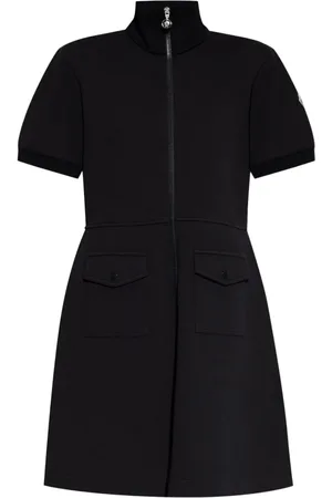 Moncler Robe évasée en piqué