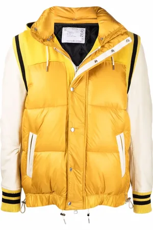 SACAI Veste matelassée à manches contrastantes