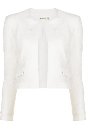 Lethicia Bronstein Veste Ariana crop en dentelle