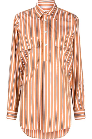 Plan C Chemise en coton à rayures