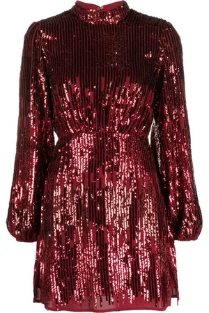 RIXO London Robe courte Samantha brodée de sequins