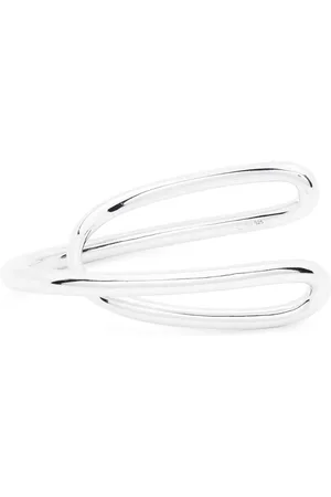 CHARLOTTE CHESNAIS Bracelet manchette Initial à design torsadé