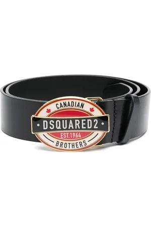 Dsquared2 Ceinture en cuir à boucle logo