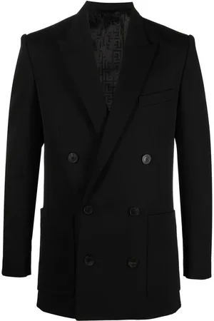 Balmain Blazer en laine à boutonnière croisée