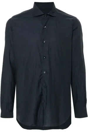 BARBA Chemise à motif de chevrons