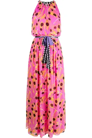 Diane von Furstenberg Robe sans manches à pois