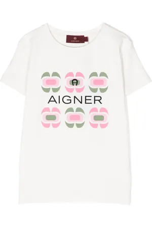 Aigner T-shirt en coton à logo imprimé