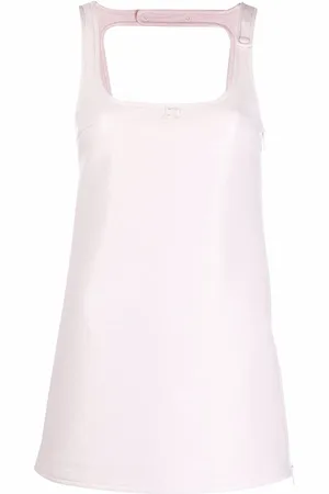 Courrèges Robe courte à design sans manches