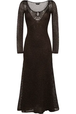 Tom Ford Robe métallisée à coupe longue