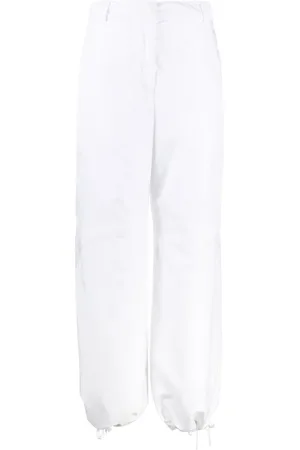 Moncler Pantalon droit à taille haute