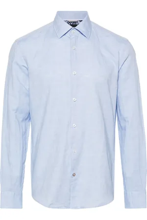 HUGO BOSS Chemise en lin à col italien