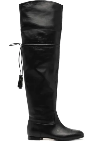 Fabiana Filippi Bottes en cuir à franges