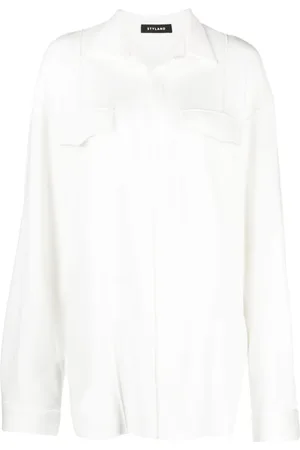 Styland Chemise longue à design ouvert