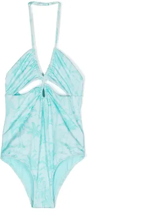 MC2 SAINT BARTH Maillot de bain Kinsley à imprimé palmier