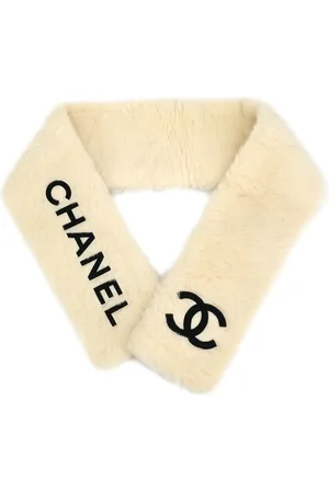 CHANEL Châle à logo CC (années 1990-2000)