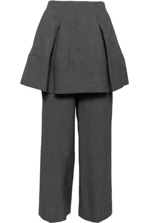 ENFÖLD Pantalon ample à effet superposé