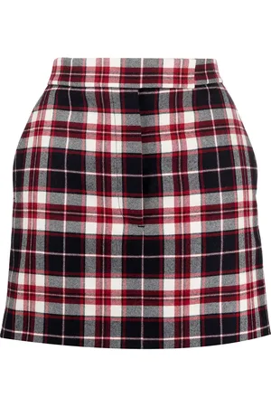 Thom Browne Minijupe à motif tartan