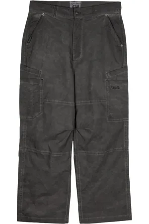 Izzue Jean droit à effet délavé