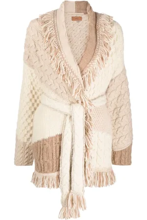 Alanui Cardigan Talking Glacier en laine