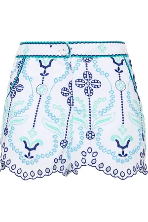 CHARO RUIZ IBIZA Short Mason à fleurs brodées