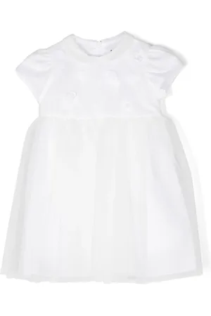 Il gufo Robe en tulle à fleurs appliquées