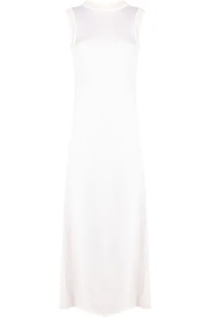 Jil Sander Robe sans manches en maille fine
