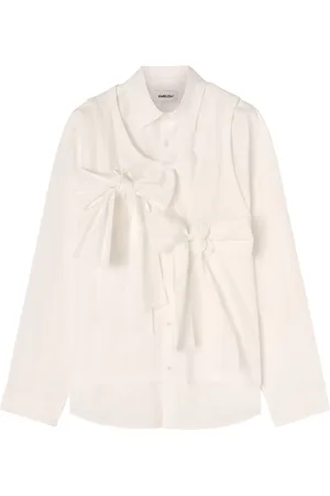 AMBUSH Chemise en coton à nœuds