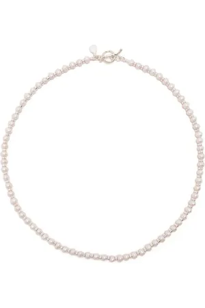 Dower and Hall Collier en argent sterling serti de perles