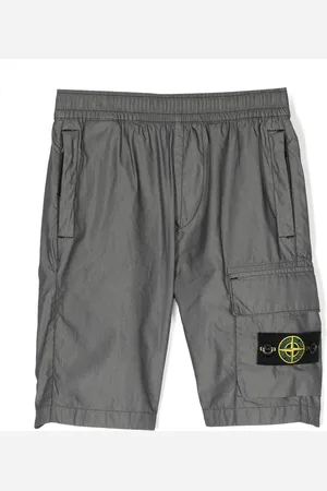 Stone Island Short de sport à patch logo
