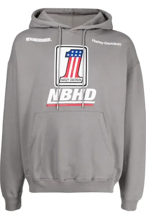 NEIGHBORHOOD X Harley Davidson hoodie à logo imprimé