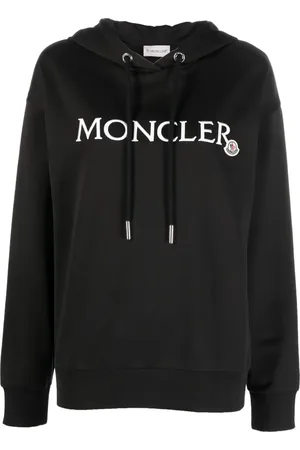 Moncler Hoodie en coton à logo brodé