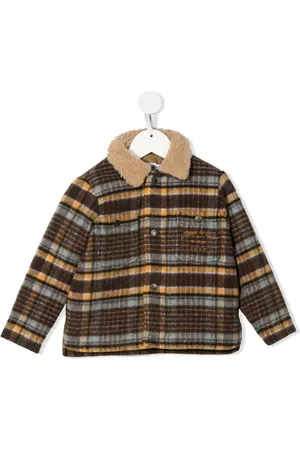BONPOINT Veste à col en peau lainée