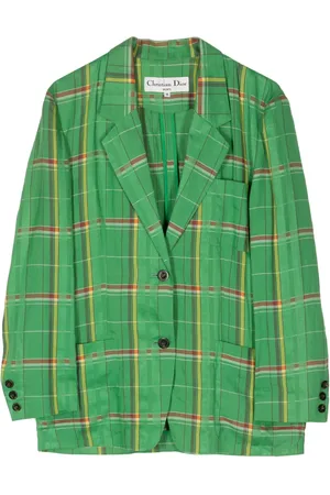 Dior Blazer à carreaux (années 1990)