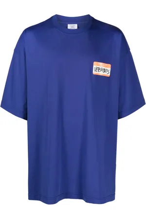Vetements T-shirt en coton à logo imprimé