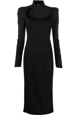 Serafini Robe mi-longue à losanges