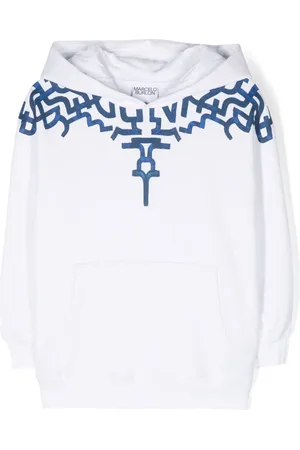 MARCELO BURLON Hoodie Graffiti Wings oversize