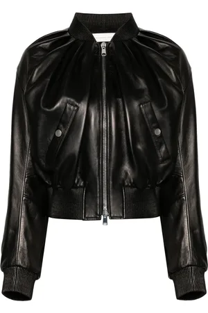 Alexander McQueen Veste bomber en cuir