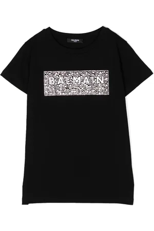 Balmain T-shirt à logo imprimé