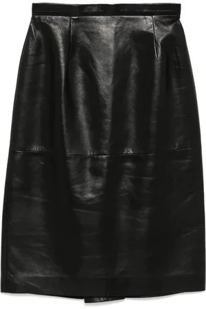 ERMANNO SCERVINO Jupe crayon en peau d