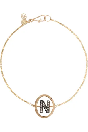 ANNOUSHKA Bracelet en 18ct à initial N en diamants