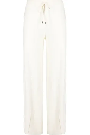 N.PEAL Pantalon à bords métallisés