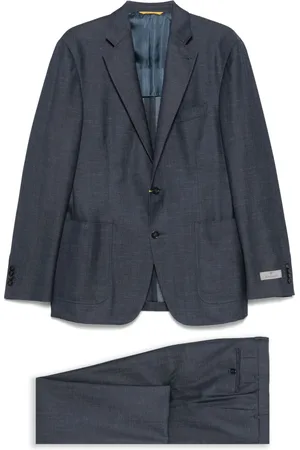 CANALI Costume à texture flammée