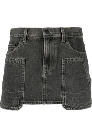 Helmut Lang Minijupe en jean