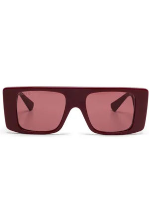 Gucci Lunettes de soleil à monture rectangulaire