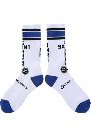 SAINT MXXXXXX Chaussettes à logo en jacquard