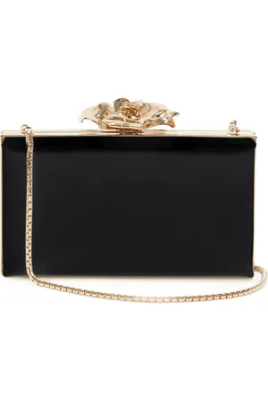 Victoria Beckham Pochette Frame Flower en satin