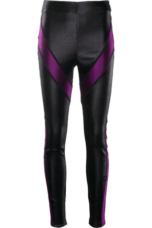 Jean Paul Gaultier Pantalon skinny à empiècement contrastant