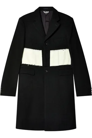 Comme des Garçons Manteau à bords francs